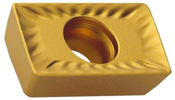 Ingersoll Cutting Tools - APKT160464 Grade IN1540 Carbide Milling Insert - TiCN/TiN Finish, 0.207" Thick, 1/4" Corner Radius - Apex Tool & Supply