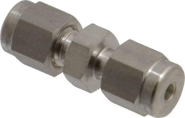 Ham-Let - 1/8" OD, Grade 316Stainless Steel Union - Comp x Comp Ends - Apex Tool & Supply