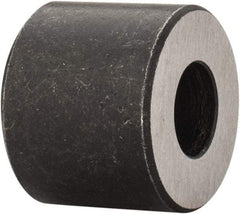 Gibraltar - 1/2" OAL, 5/8" OD, Heat Treated Steel, Counterbored Rest Button - Black Oxide Coating - Apex Tool & Supply