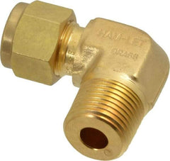 Ham-Let - 3/8" OD, Brass Male Elbow - Comp x MNPT Ends - Apex Tool & Supply