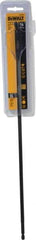 DeWALT - 3/8", 1/4" Straight Shank, Bright Finish, High Speed Steel, Spade Blade Drill Bit - No Spurs, 16" Overall Length, No Wire Fishing Hole - Apex Tool & Supply