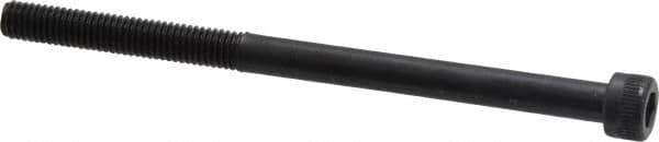 Made in USA - #10-32 UNF Hex Socket Drive, Socket Cap Screw - Alloy Steel, Black Oxide Finish, Partially Threaded, 3" Length Under Head - Apex Tool & Supply