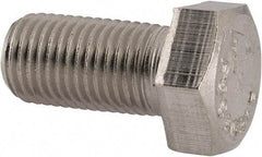 Value Collection - 3/8-24 UNF, 3/4" Length Under Head Hex Head Cap Screw - Fully Threaded, Grade 316 Stainless Steel, Uncoated, 9/16" Hex - Apex Tool & Supply