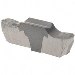 Iscar - 200100GEPI Grade IC08, 2mm Cutting Width Carbide Grooving Insert - 2mm Max Depth of Cut, Right Hand, 1mm Corner Radius, Uncoated - Apex Tool & Supply