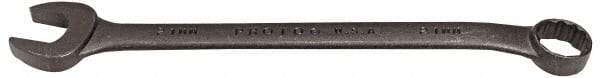 Proto - 21mm 12 Point Offset Combination Wrench - 15° Offset Angle, 11-13/16" OAL, Steel, Black Finish - Apex Tool & Supply