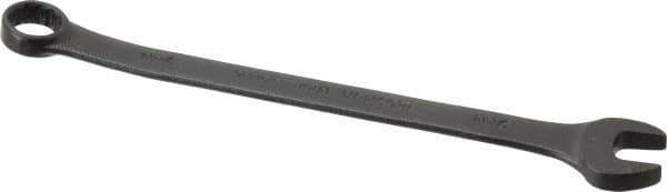 Proto - 9mm 12 Point Offset Combination Wrench - 15° Offset Angle, 5-21/32" OAL, Steel, Black Finish - Apex Tool & Supply