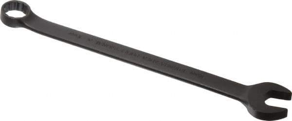 Proto - 16mm 12 Point Combination Wrench - 15° Offset Angle, 9-13/32" OAL, Steel, Black Finish - Apex Tool & Supply