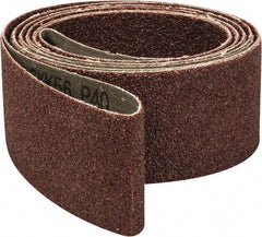 Tru-Maxx - 2" Wide x 132" OAL, 40 Grit, Aluminum Oxide Abrasive Belt - Aluminum Oxide, Coarse, Coated - Apex Tool & Supply