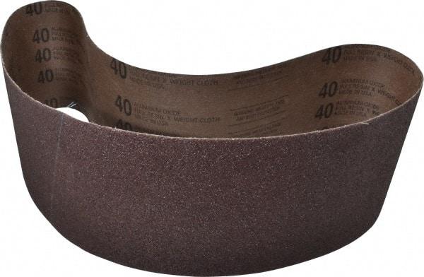 Tru-Maxx - 6" Wide x 48" OAL, 40 Grit, Aluminum Oxide Abrasive Belt - Aluminum Oxide, Coarse, Coated - Apex Tool & Supply