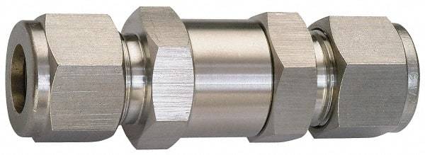 Ham-Let - 1" Stainless Steel Check Valve - Inline, Comp x Comp, 2,000 WOG - Apex Tool & Supply