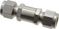 Ham-Let - 3/8" Stainless Steel Check Valve - Inline, Comp x Comp, 3,000 WOG - Apex Tool & Supply