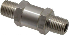 Ham-Let - 1/4" Stainless Steel Check Valve - Inline, MNPT x MNPT, 3,000 WOG - Apex Tool & Supply