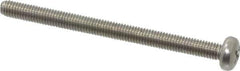 Value Collection - M3x0.50 Metric Coarse, 40mm Length Under Head Phillips Drive Machine Screw - Pan Head, Grade 18-8 & A2 Stainless Steel, Uncoated, Without Washer - Apex Tool & Supply
