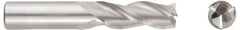 Niagara Cutter - 5/8", 3 Flute, Single End, Solid Carbide, 0.0300 - 0.0350" Corner Radius End Mill - 3" OAL, 35° Helix, Right Hand Flute, 3/4" LOC, Right Hand Cut - Apex Tool & Supply