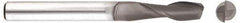 Niagara Cutter - 1/64" Diam, 3/64" LOC, 2 Flute Solid Carbide Ball End Mill - Diamond Finish, Single End, 1-1/2" OAL, 1/8" Shank Diam, Spiral Flute - Apex Tool & Supply