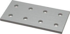 80/20 Inc. - 2" Wide, 4" High, Open Shelving 8 Hole Joining Strip - Aluminum, Use with Series 10 & Bolt Kit 3321 - Apex Tool & Supply