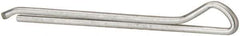 Made in USA - 3/32" Diam x 1-1/4" Long Hammerlock Cotter Pin - Grade 2, Zinc-Plated, Steel - Apex Tool & Supply