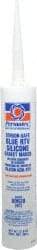 Permatex - 11 oz Cartridge Blue RTV Silicone Gasket Sealant - -65 to 400°F Operating Temp, 24 hr Full Cure Time - Apex Tool & Supply