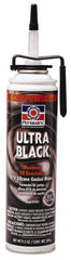 Permatex - 9-1/2 oz Oil Resistant Gasket Maker - -65 to 550°F, Black, Comes in PowerBead Aerosol Can - Apex Tool & Supply