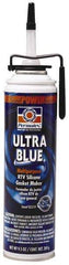 Permatex - 9-1/2 oz Gasket Maker - -65 to 500°F, Blue, Comes in PowerBead Pressurized Can - Apex Tool & Supply