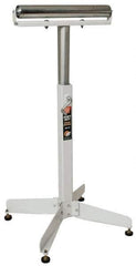 HTC - 16 Inch Long x 43 Inch High Heavy Duty Roller Support - 350 Lbs. Limit, with 1 and 2 Inch Wide Rollers - Apex Tool & Supply