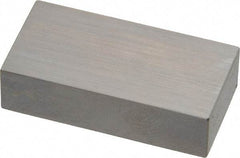 Mitutoyo - 0.7" Rectangular Steel Gage Block - Accuracy Grade 0, Includes Certificate of Inspection - Apex Tool & Supply