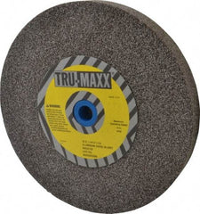 Tru-Maxx - 36 Grit Aluminum Oxide Bench & Pedestal Grinding Wheel - 10" Diam x 1-1/4" Hole x 1-1/4" Thick, 3250 Max RPM, O Hardness, Very Coarse Grade , Vitrified Bond - Apex Tool & Supply