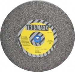 Tru-Maxx - 36 Grit Aluminum Oxide Bench & Pedestal Grinding Wheel - 10" Diam x 1" Hole x 1-1/2" Thick, 3250 Max RPM, P Hardness, Very Coarse Grade , Vitrified Bond - Apex Tool & Supply