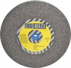 Tru-Maxx - 36 Grit Aluminum Oxide Bench & Pedestal Grinding Wheel - 10" Diam x 1" Hole x 1-1/2" Thick, 3250 Max RPM, P Hardness, Very Coarse Grade , Vitrified Bond - Apex Tool & Supply