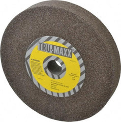 Tru-Maxx - 46 Grit Aluminum Oxide Bench & Pedestal Grinding Wheel - 10" Diam x 1-1/4" Hole x 1-1/2" Thick, 3250 Max RPM, P Hardness, Coarse Grade , Vitrified Bond - Apex Tool & Supply