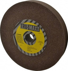 Tru-Maxx - 60 Grit Aluminum Oxide Bench & Pedestal Grinding Wheel - 10" Diam x 1-1/2" Hole x 1-1/2" Thick, 3250 Max RPM, P Hardness, Medium Grade , Vitrified Bond - Apex Tool & Supply