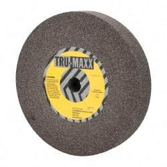 Tru-Maxx - 46 Grit Aluminum Oxide Bench & Pedestal Grinding Wheel - 12" Diam x 1-1/4" Hole x 2" Thick, 2705 Max RPM, P Hardness, Coarse Grade , Vitrified Bond - Apex Tool & Supply