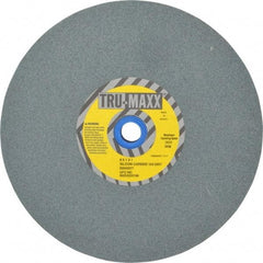 Tru-Maxx - 120 Grit Silicon Carbide Bench & Pedestal Grinding Wheel - 8" Diam x 1" Hole x 1" Thick, 3600 Max RPM, K Hardness, Fine Grade , Vitrified Bond - Apex Tool & Supply