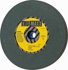Tru-Maxx - 120 Grit Silicon Carbide Bench & Pedestal Grinding Wheel - 12" Diam x 1-1/2" Hole x 1-1/2" Thick, 2705 Max RPM, K Hardness, Fine Grade , Vitrified Bond - Apex Tool & Supply