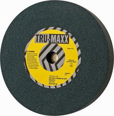 Tru-Maxx - 80 Grit Silicon Carbide Bench & Pedestal Grinding Wheel - 12" Diam x 1-1/4" Hole x 2" Thick, 2705 Max RPM, M Hardness, Medium Grade , Vitrified Bond - Apex Tool & Supply