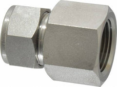 Ham-Let - 3/4" OD, Grade 316Stainless Steel Female Connector - Comp x FNPT Ends - Apex Tool & Supply