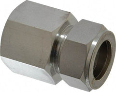 Ham-Let - 1" OD, Grade 316Stainless Steel Female Connector - Comp x FNPT Ends - Apex Tool & Supply