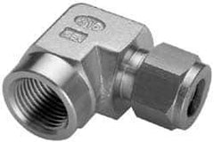 Ham-Let - 3/4" OD, Grade 316Stainless Steel Female Elbow - Comp x FNPT Ends - Apex Tool & Supply
