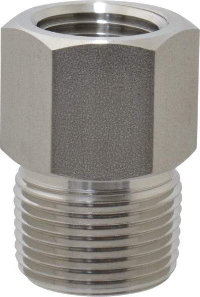 Ham-Let - 3/4 x 1/2" Grade 316 Stainless Steel Pipe Hex Bushing - MNPT x FNPT End Connections, 4,600 psi - Apex Tool & Supply