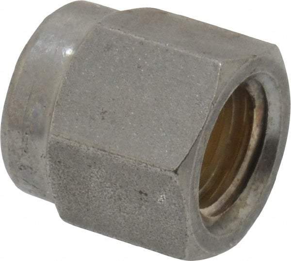 Ham-Let - 1/8" OD, Grade 316Stainless Steel Nut - FNPT Ends - Apex Tool & Supply