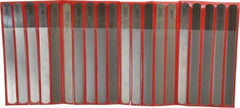 SPI - 20 Piece, 0.05 to 1mm Parallel Feeler Gage Set - 6" Long x 1/2" Wide, Steel - Apex Tool & Supply