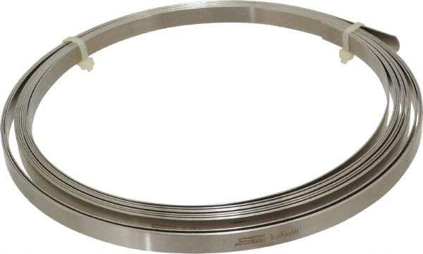 SPI - 1mm Thick x 10 Ft. Long x 1/2 Inch Wide, Feeler Stock Roll - High Carbon Steel - Apex Tool & Supply