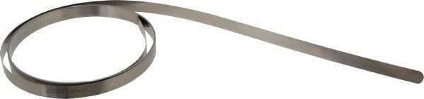 SPI - 0.08mm Thick x 10 Ft. Long x 1/2 Inch Wide, Feeler Stock Roll - High Carbon Steel - Apex Tool & Supply