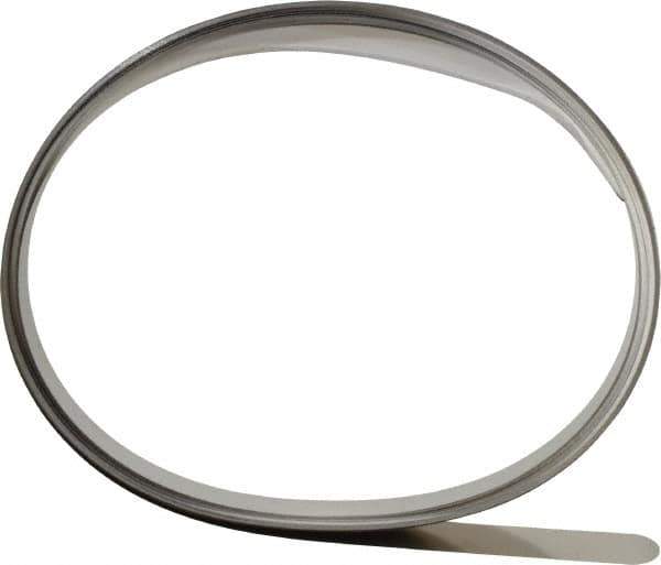 SPI - 0.0015 Inch Thick x 25 Ft. Long x 1/2 Inch Wide, Feeler Stock Roll - High Carbon Steel - Apex Tool & Supply