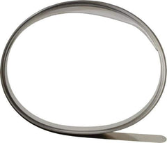 SPI - 0.0015 Inch Thick x 25 Ft. Long x 1/2 Inch Wide, Feeler Stock Roll - High Carbon Steel - Apex Tool & Supply