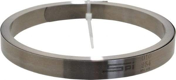 SPI - 0.01 Inch Thick x 25 Ft. Long x 1/2 Inch Wide, Feeler Stock Roll - High Carbon Steel - Apex Tool & Supply