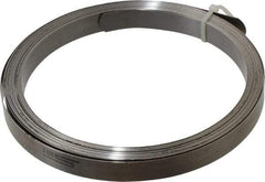 SPI - 0.016 Inch Thick x 25 Ft. Long x 1/2 Inch Wide, Feeler Stock Roll - High Carbon Steel - Apex Tool & Supply