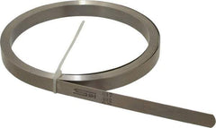 SPI - 0.017 Inch Thick x 25 Ft. Long x 1/2 Inch Wide, Feeler Stock Roll - High Carbon Steel - Apex Tool & Supply