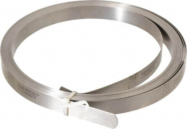 SPI - 0.018 Inch Thick x 25 Ft. Long x 1/2 Inch Wide, Feeler Stock Roll - High Carbon Steel - Apex Tool & Supply