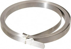 SPI - 0.018 Inch Thick x 25 Ft. Long x 1/2 Inch Wide, Feeler Stock Roll - High Carbon Steel - Apex Tool & Supply